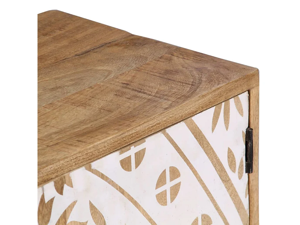 Meuble TV 140x30x40 cm Bois de manguier massif