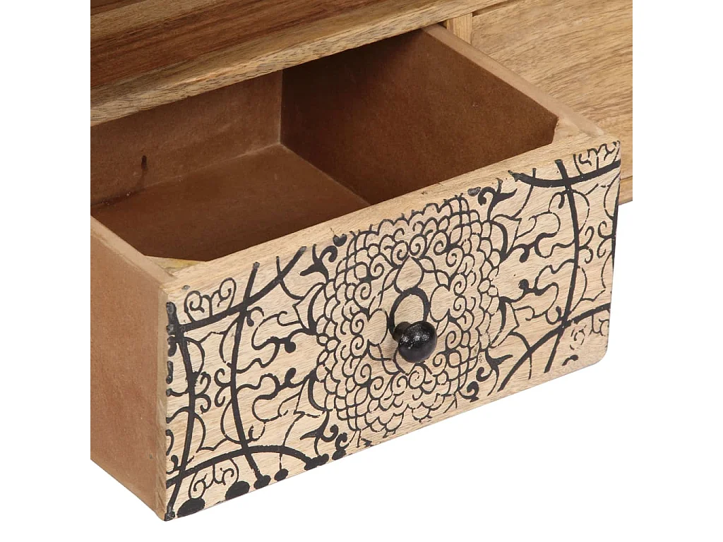 Meuble TV 140x30x40 cm Bois de manguier massif