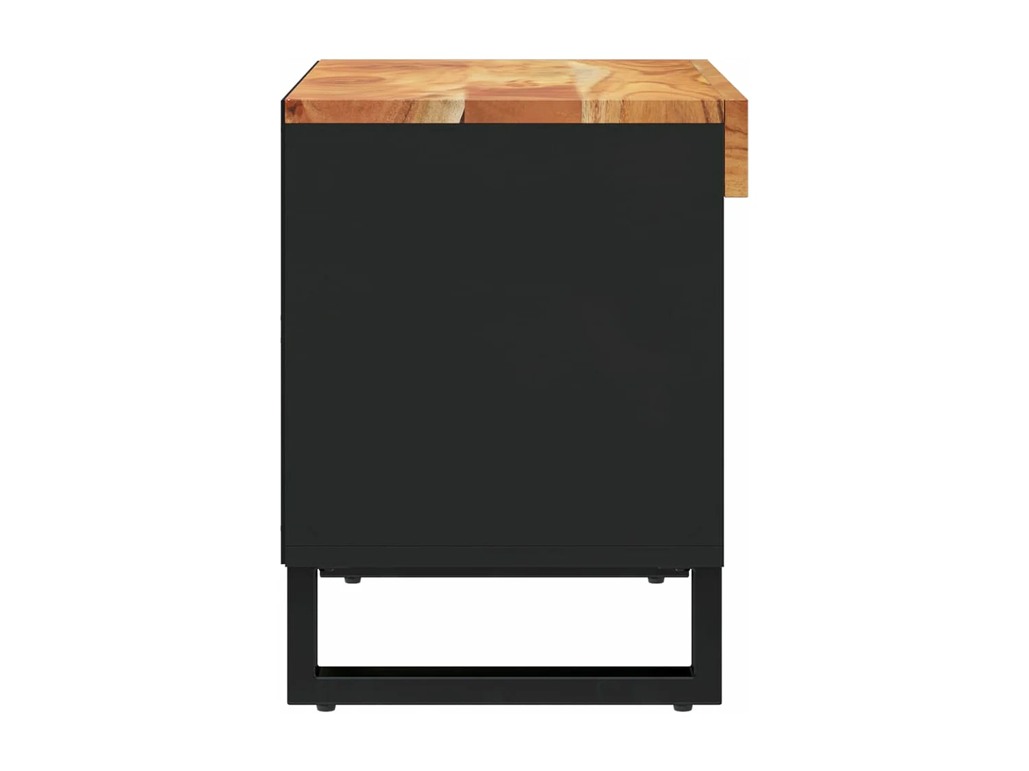 Mueble de TV madera maciza de acacia 60x33x43,5 cm
