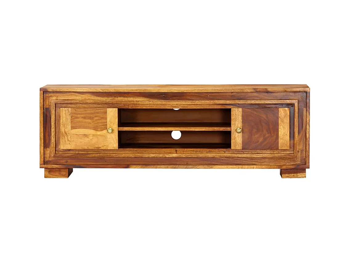 Mueble para TV de madera maciza de sheesham 118x30x40 cm