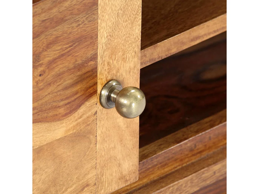 TV-meubel 118x30x40 cm massief acaciahout