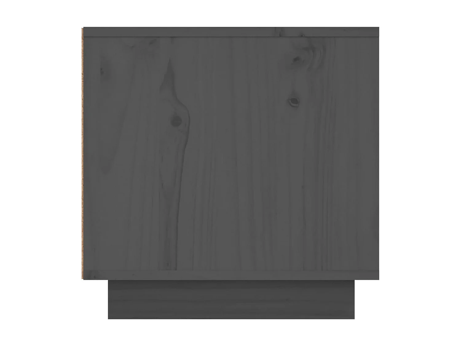 Meuble TV Gris 140x40x40 cm Bois de pin massif