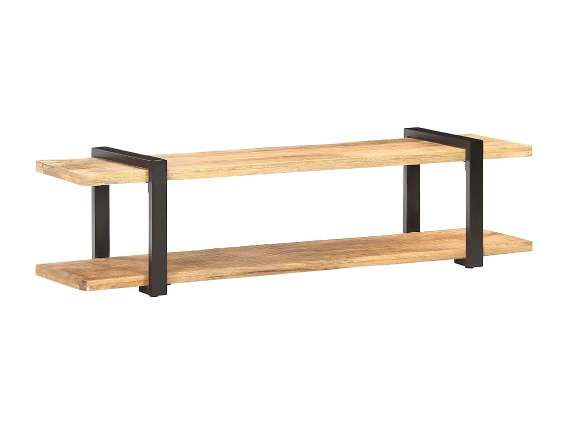 Tv-meubel 160x40x40 cm massief ruw mangohout