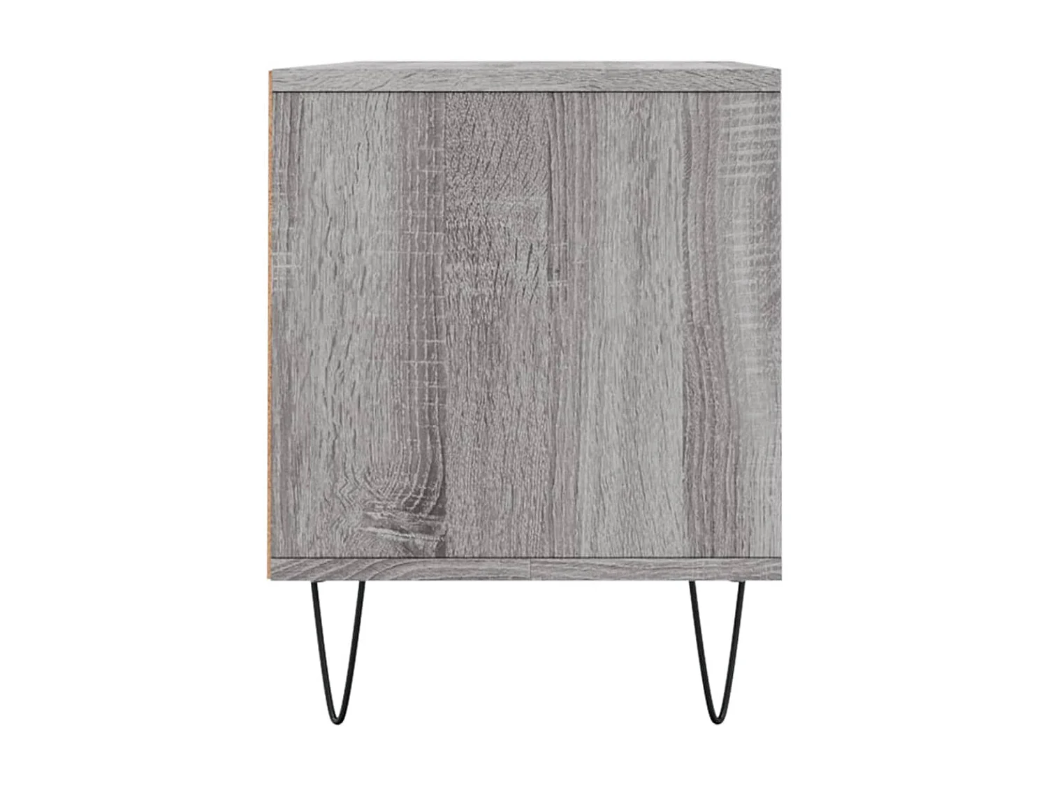 Meuble TV sonoma gris 100x34,5x44,5 cm bois d'ingénierie