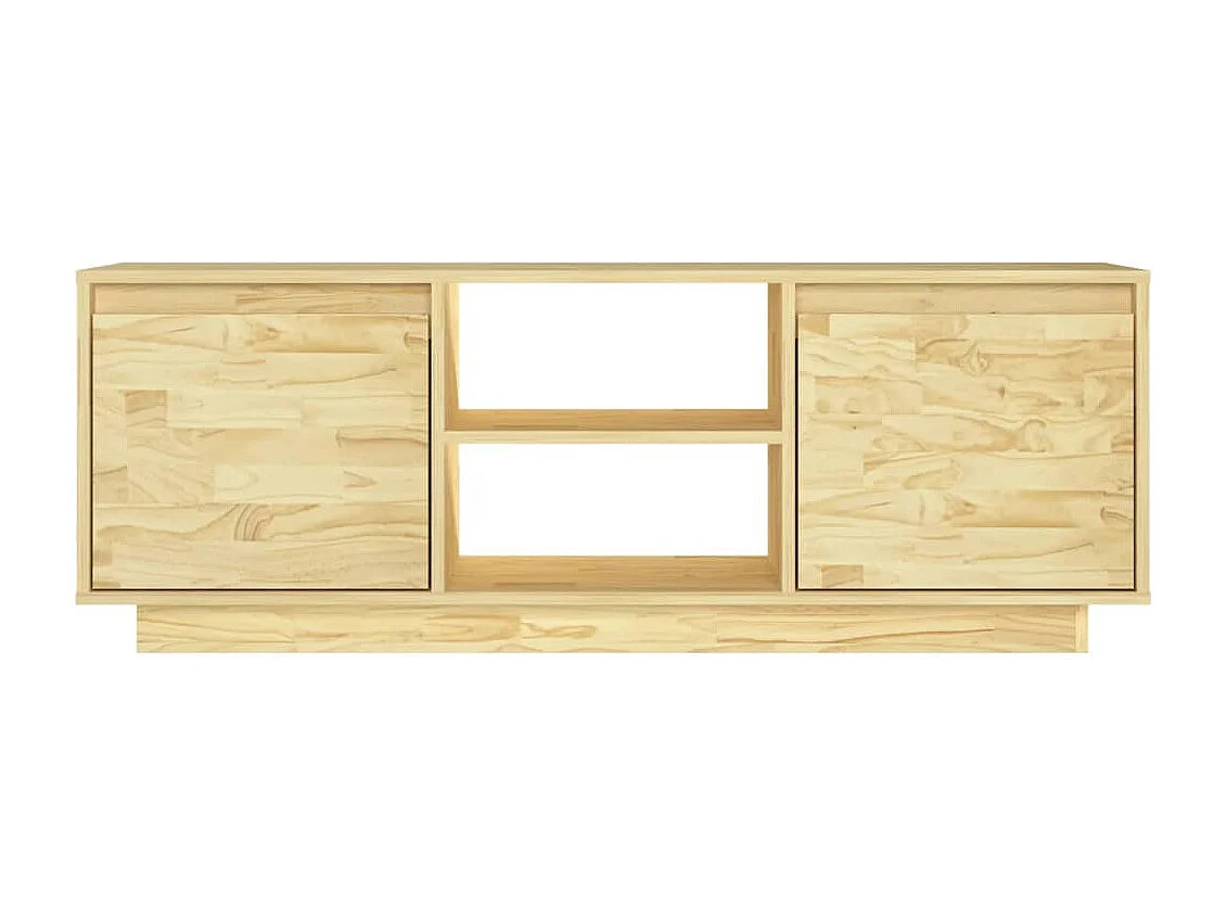 Meuble TV 110x30x40 cm Bois de pin massif