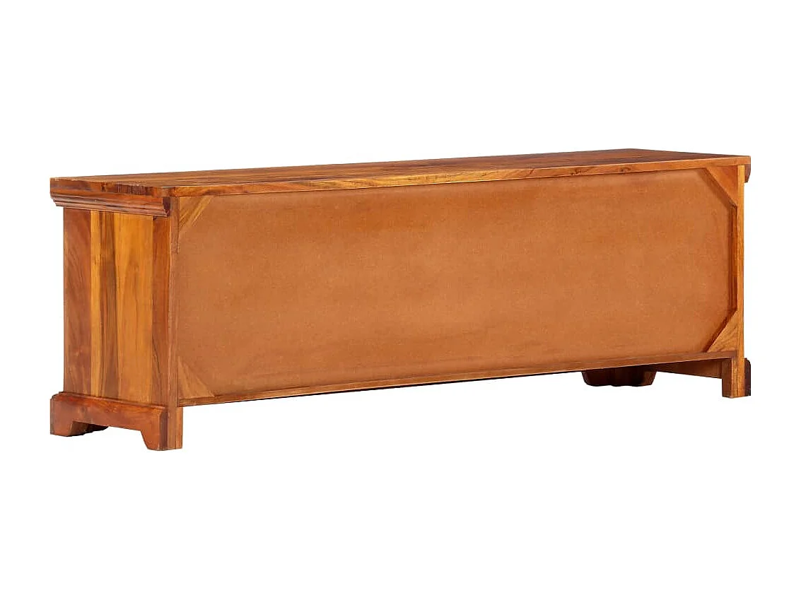 Meuble TV 119x30x40 cm Bois d'acacia massif