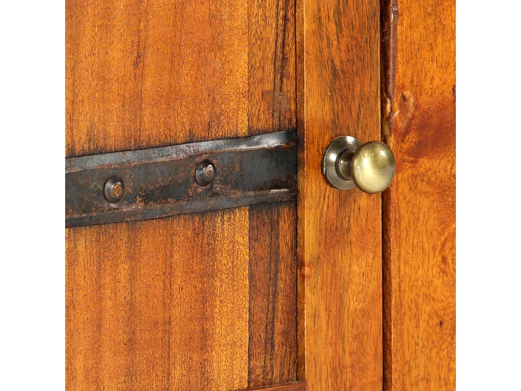 Meuble TV 119x30x40 cm Bois d'acacia massif