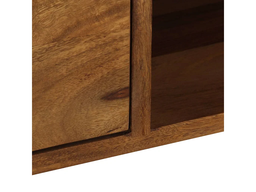 Meuble TV 140 x 30 x 40 cm Bois solide