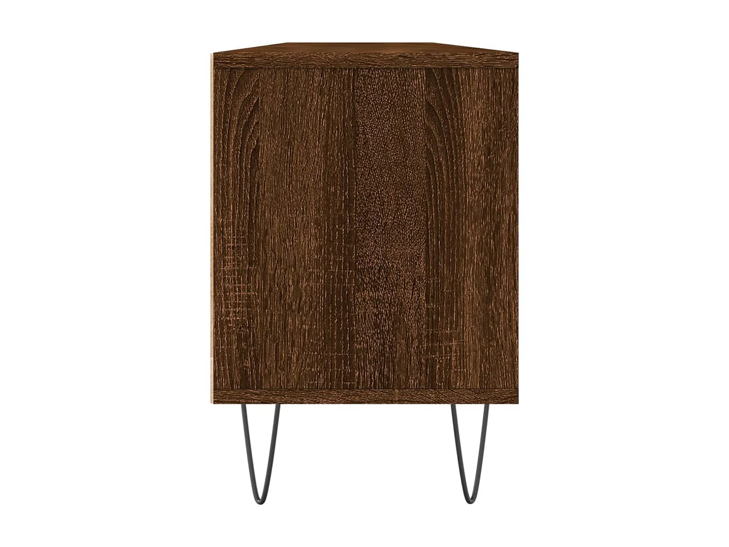 Meuble TV chêne marron 150x30x44,5 cm bois d'ingénierie