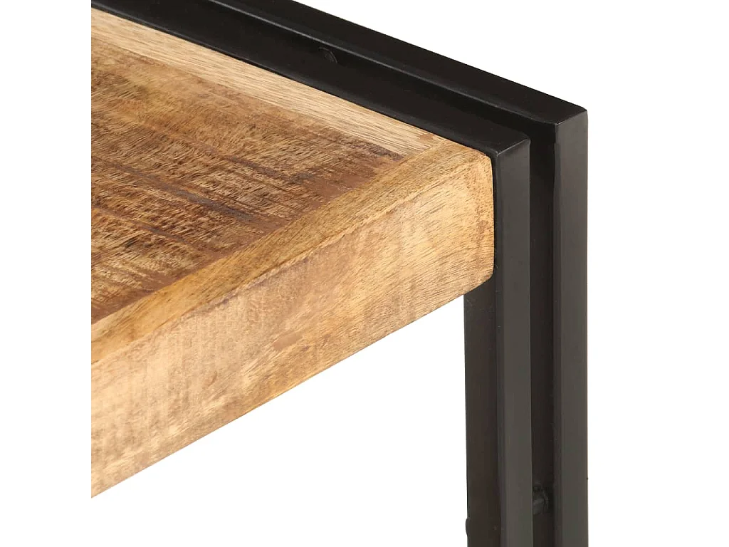 Meuble TV 120x30x40 cm Bois de manguier brut