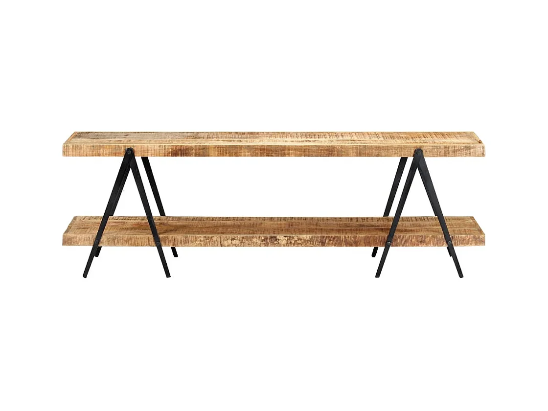 Meuble TV 160x40x50 cm Bois solide de manguier