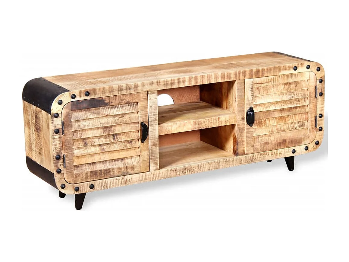 Tv-meubel 120x30x50 cm massief mangohout