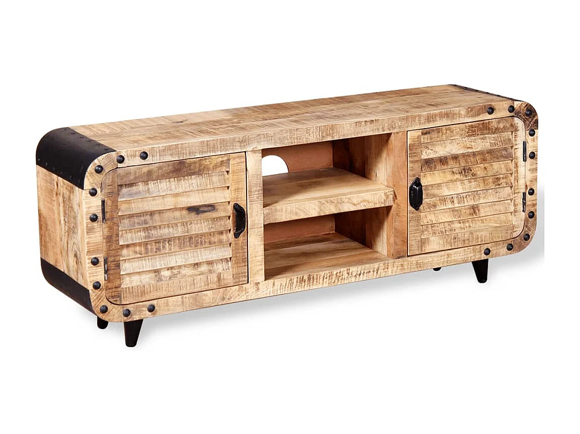 Tv-meubel 120x30x50 cm massief mangohout