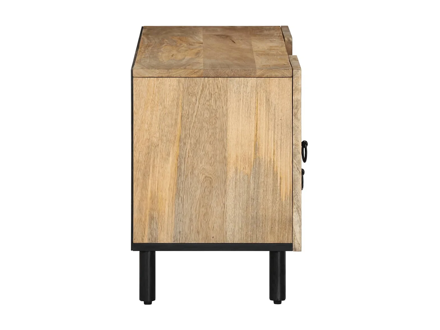 Meuble TV 105x33x46 cm Bois massif de manguier