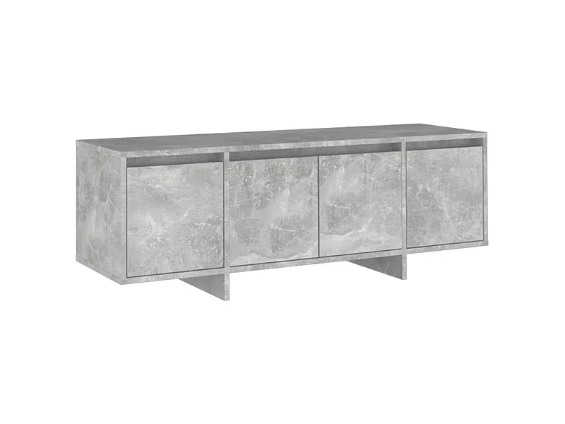 Móvel de TV 120x30x40,5 cm aglomerado cinzento cimento