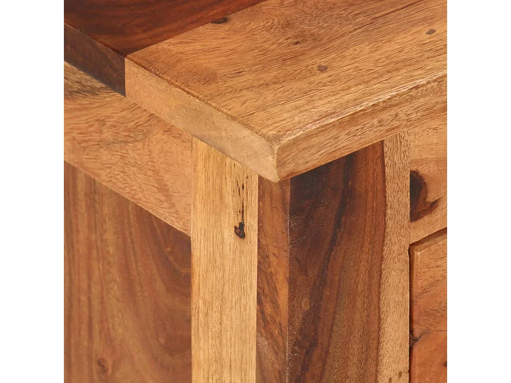 Meuble TV 110x30x40 cm Bois solide