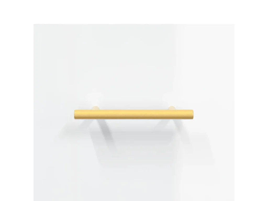 Meuble TV blanc brillant 150x36x30 cm bois d'ingénierie