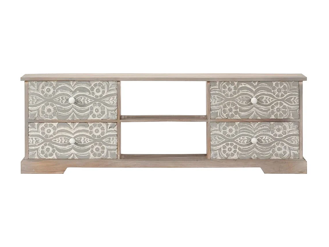 Meuble TV 120x30x40 cm Bois d'acacia massif