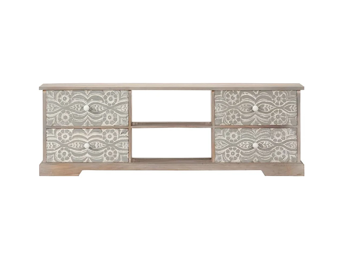Meuble TV 120x30x40 cm Bois d'acacia massif