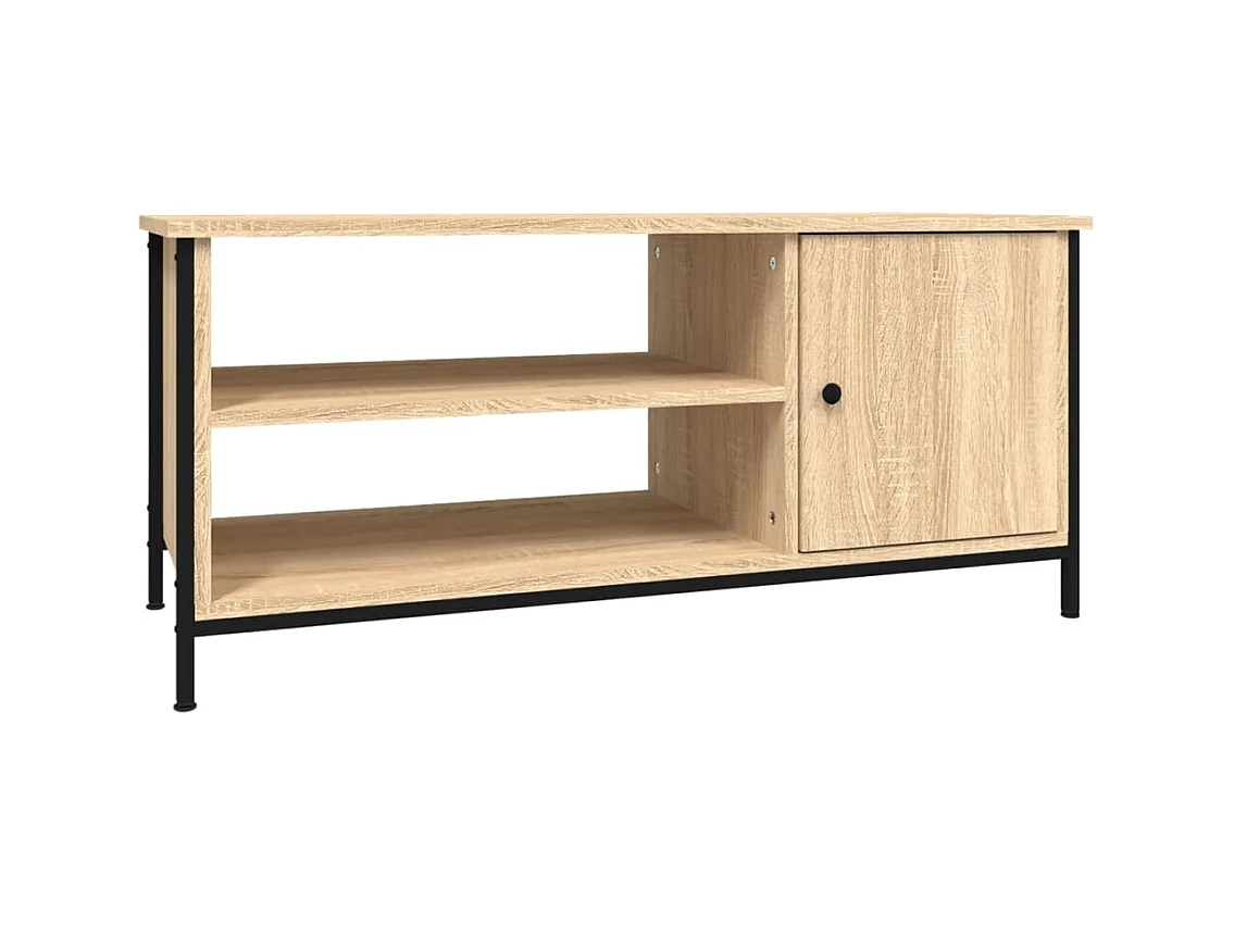Meuble TV chêne sonoma 100x40x45 cm bois d'ingénierie