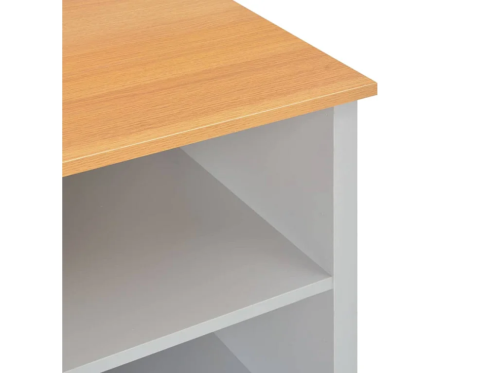 Meuble TV Gris 95 x 39 x 58 cm