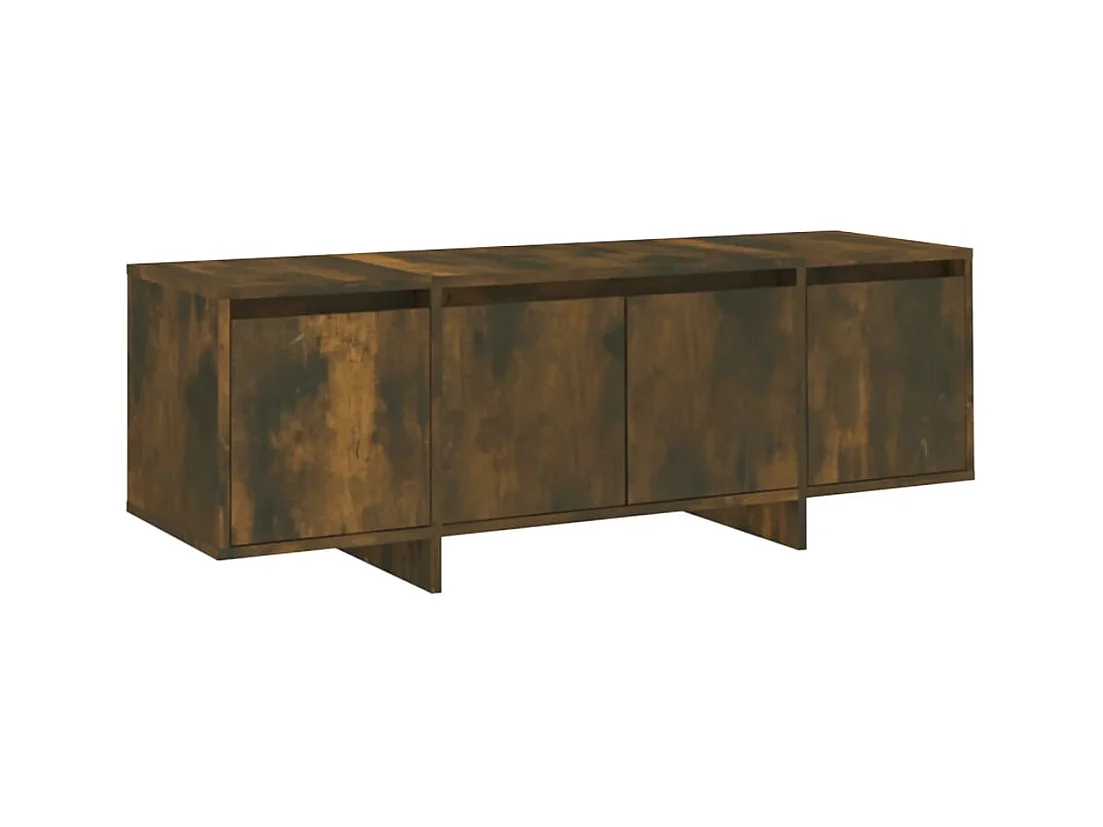 Meuble TV Chêne fumé 120x30x40,5 cm Aggloméré