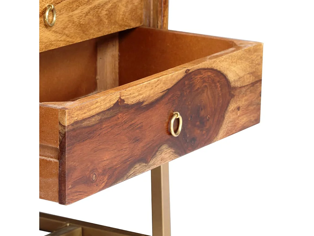 Mueble para TV madera maciza de sheesham 140x30x45 cm