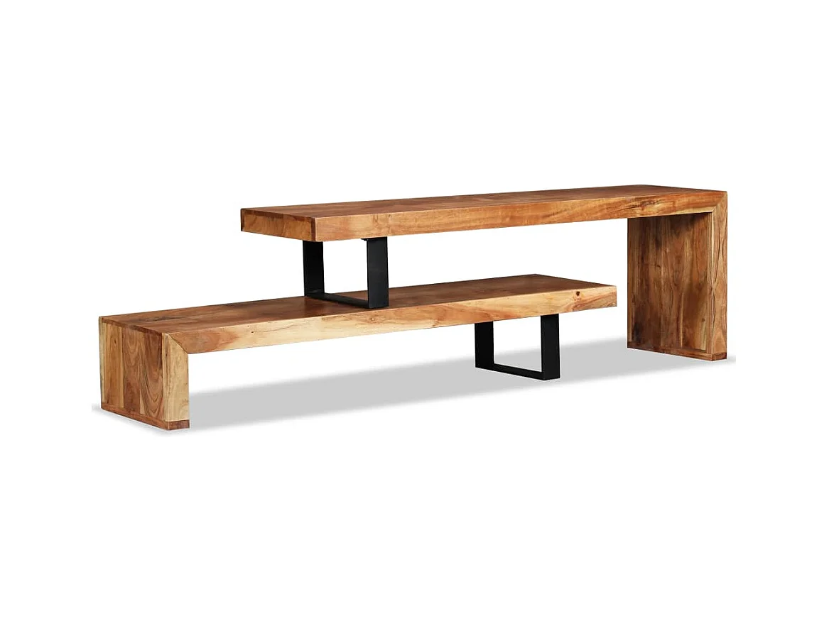 Mueble para la televisión de madera maciza de acacia