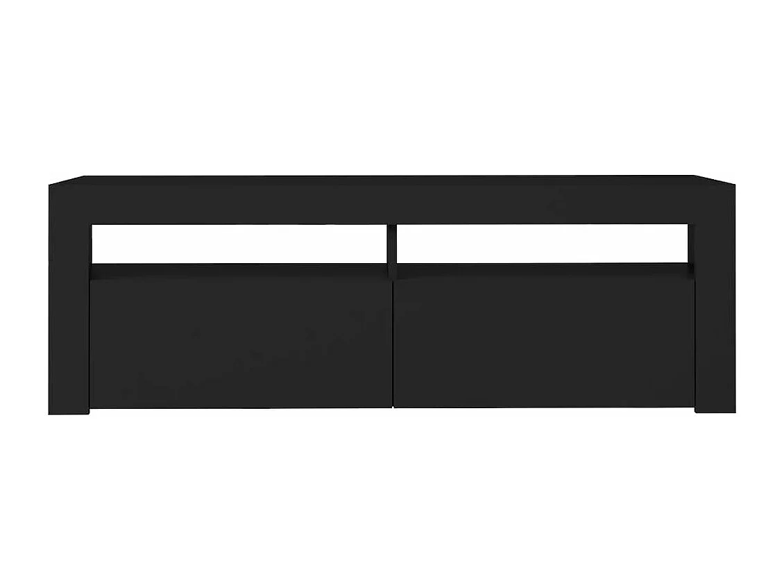 Meuble TV avec lumières LED noir 120x35x40 cm