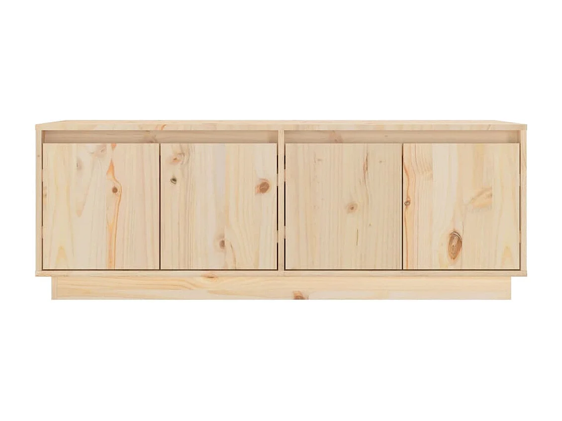 Meuble TV 110x34x40 cm Bois de pin massif