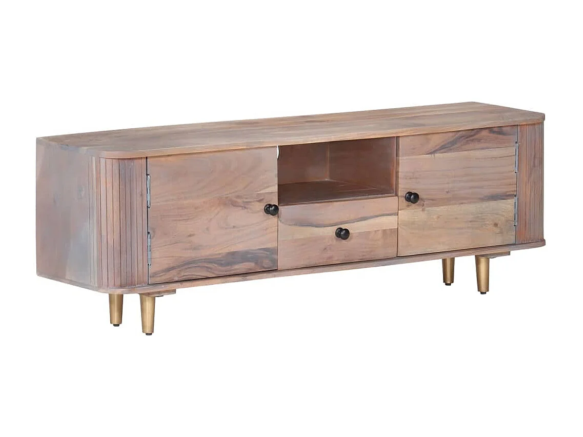 Tv-meubel 118x30x40 cm massief acaciahout