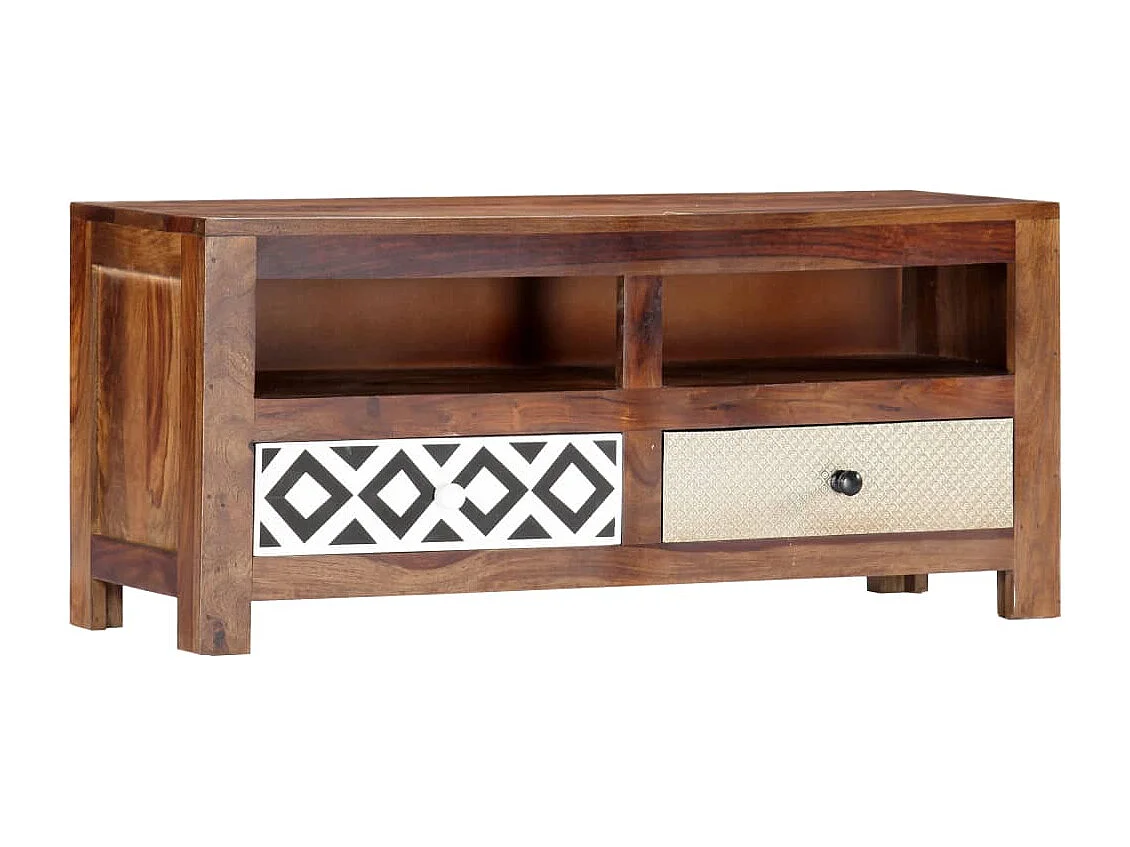 Tv-meubel 90x30x40 cm massief acaciahout