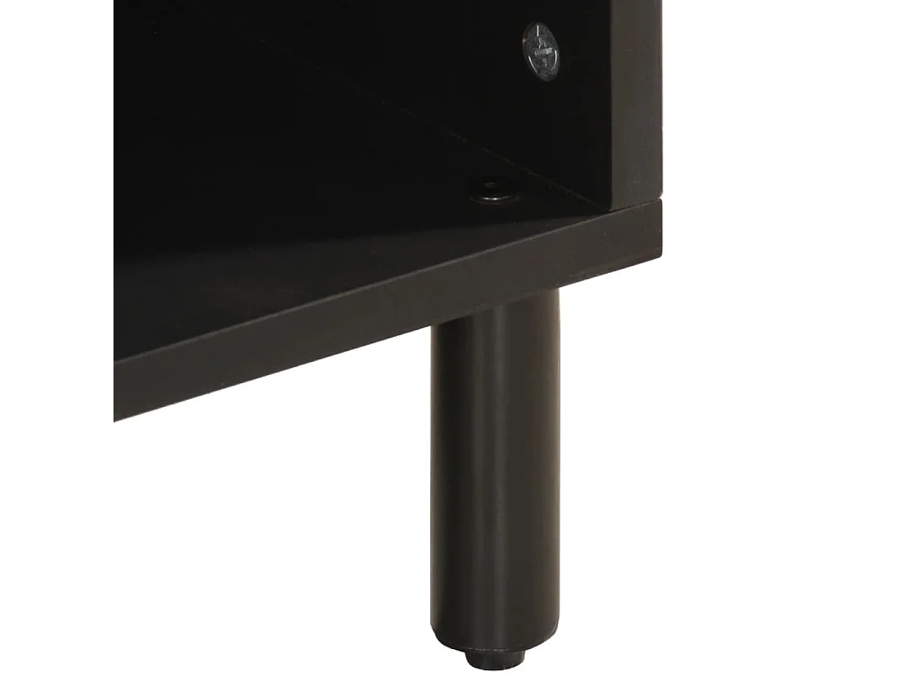 Meuble TV 100x33x46 cm bois massif de manguier