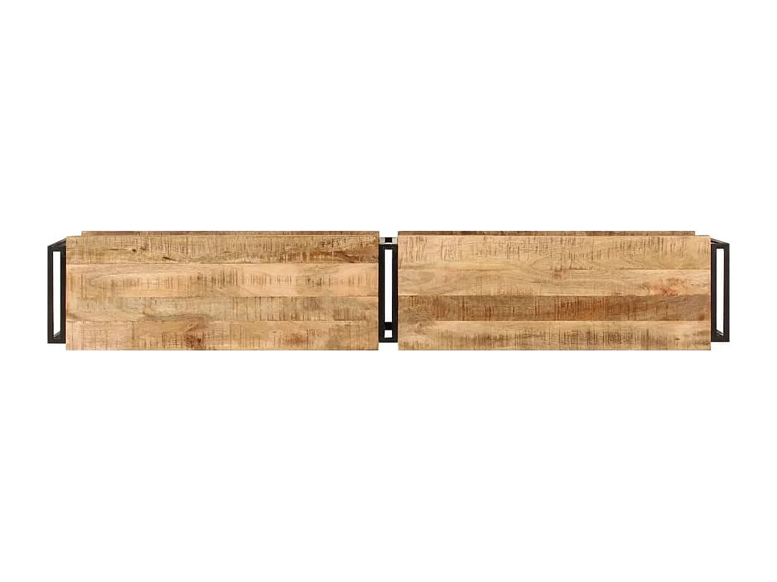 Meuble TV 180x30x40 cm bois massif de manguier