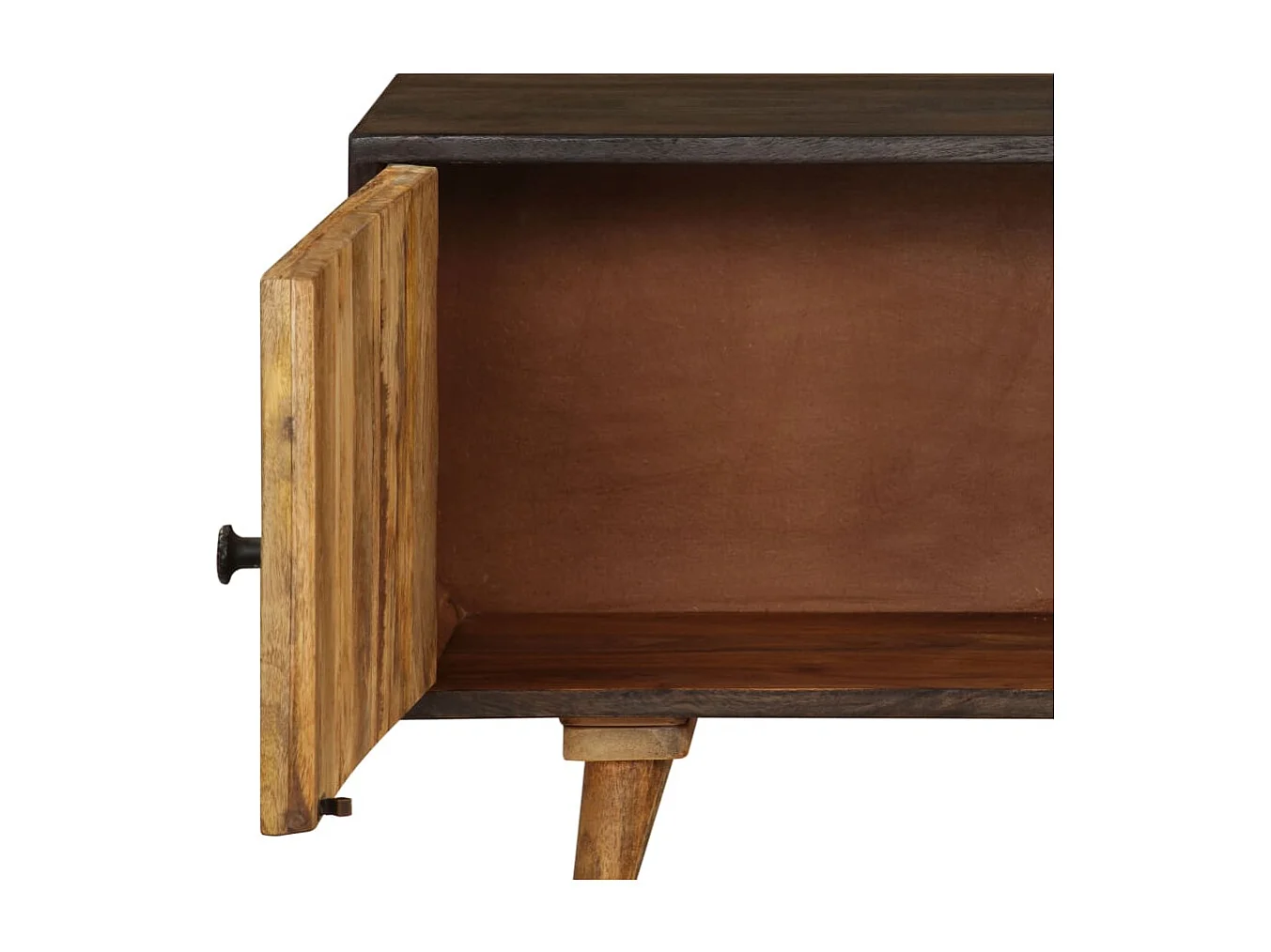 Meuble TV Bois de manguier massif 140 x 30 x 45 cm