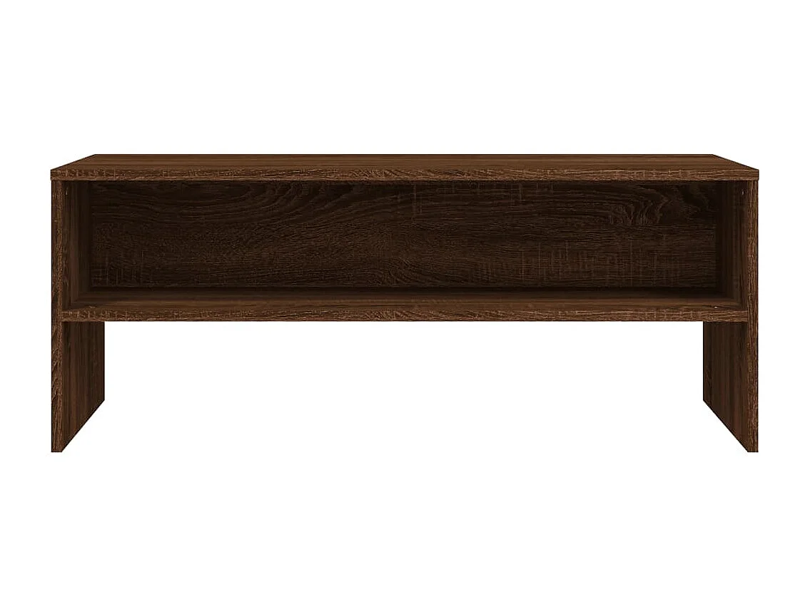 Meuble TV Chêne marron 100x40x40 cm Bois d'ingénierie