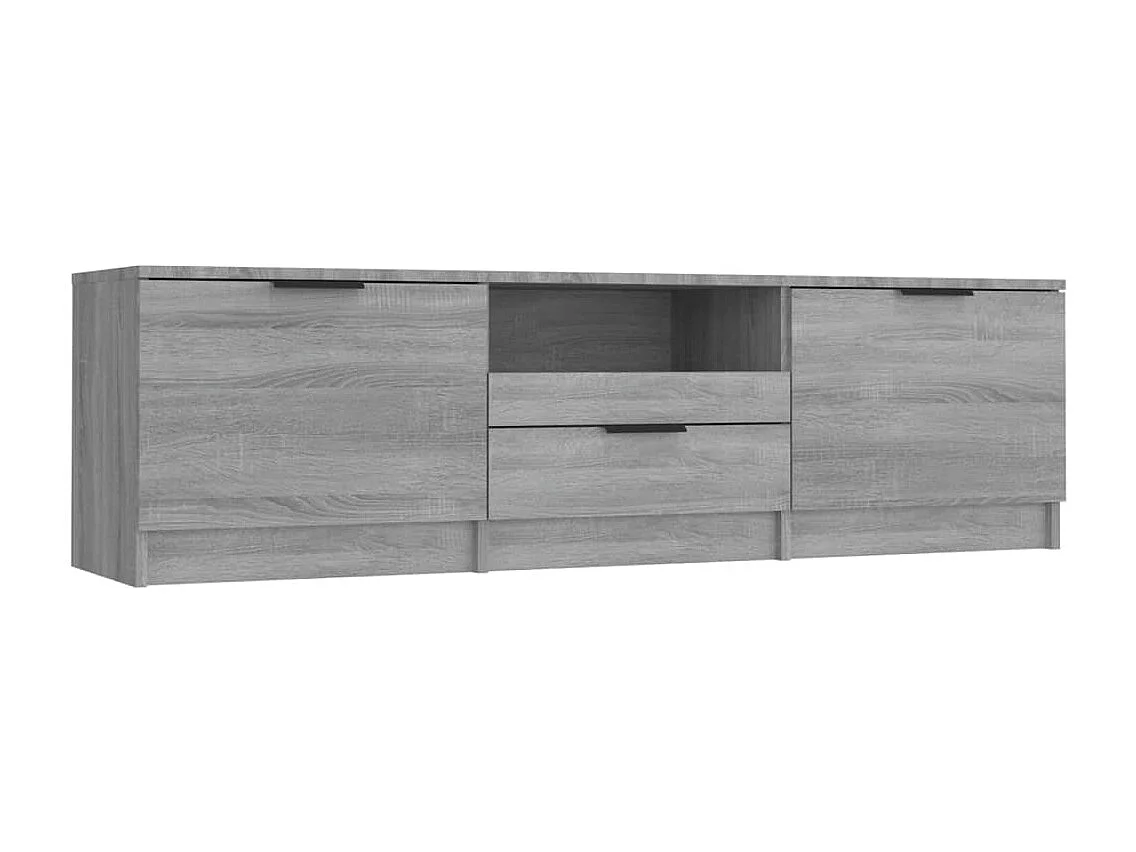 Meuble TV Sonoma gris 140x35x40 cm Bois d'ingénierie