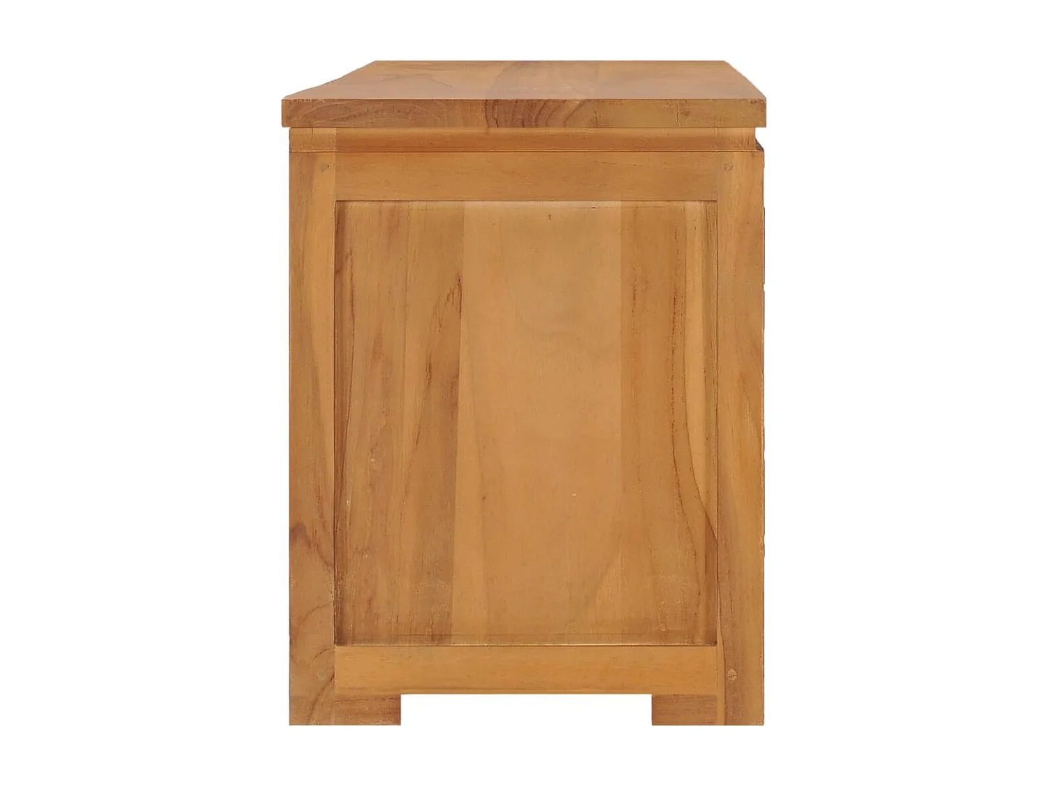Meuble TV 110x30x40 cm Bois de teck massif