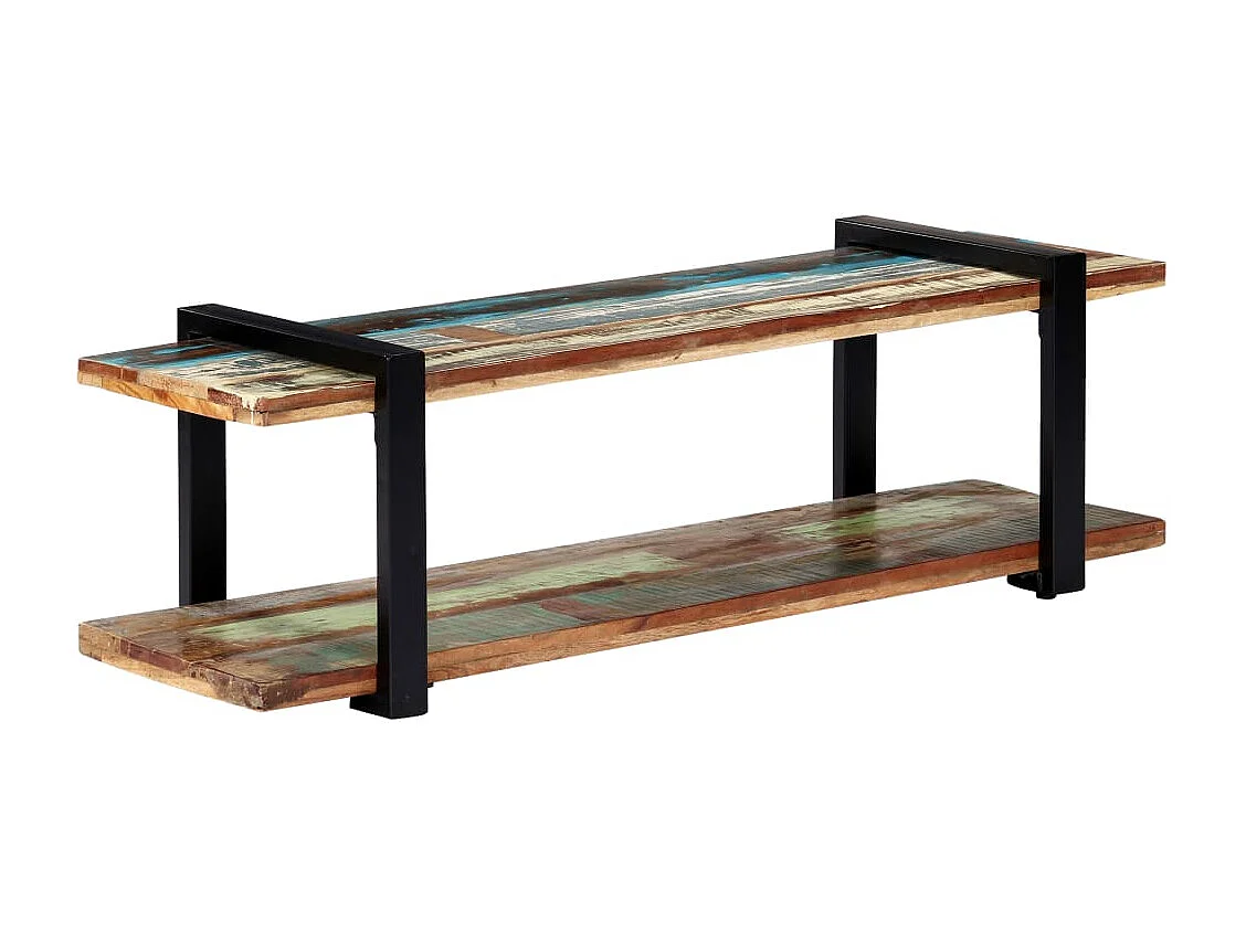 Meuble TV 130 x 40 x 40 cm Bois de récupération massif