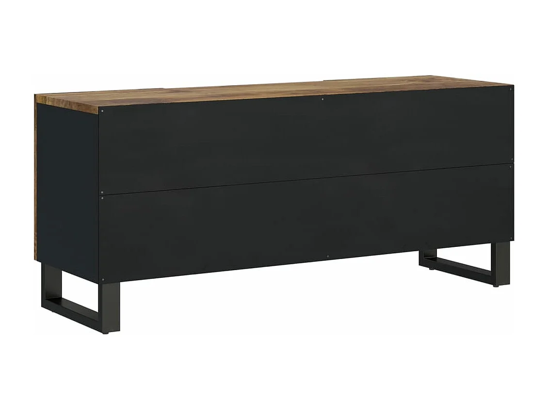 Mueble de TV madera mango y madera contrachapada 105x33,5x46 cm