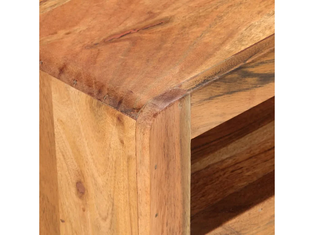 Meuble TV 110x30x40 cm Bois d'acacia massif