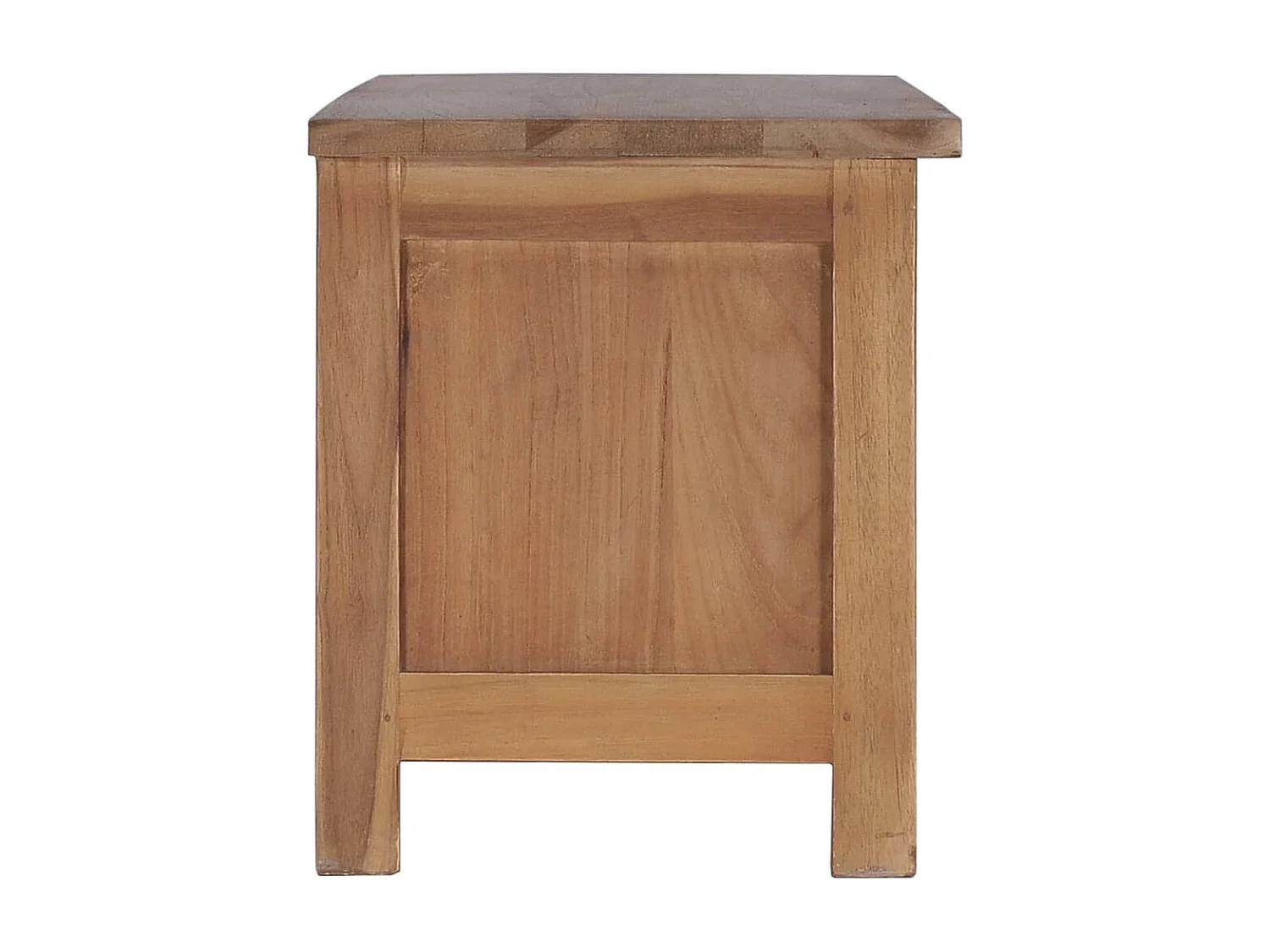 Tv-meubel 90x30x35 cm massief teakhout