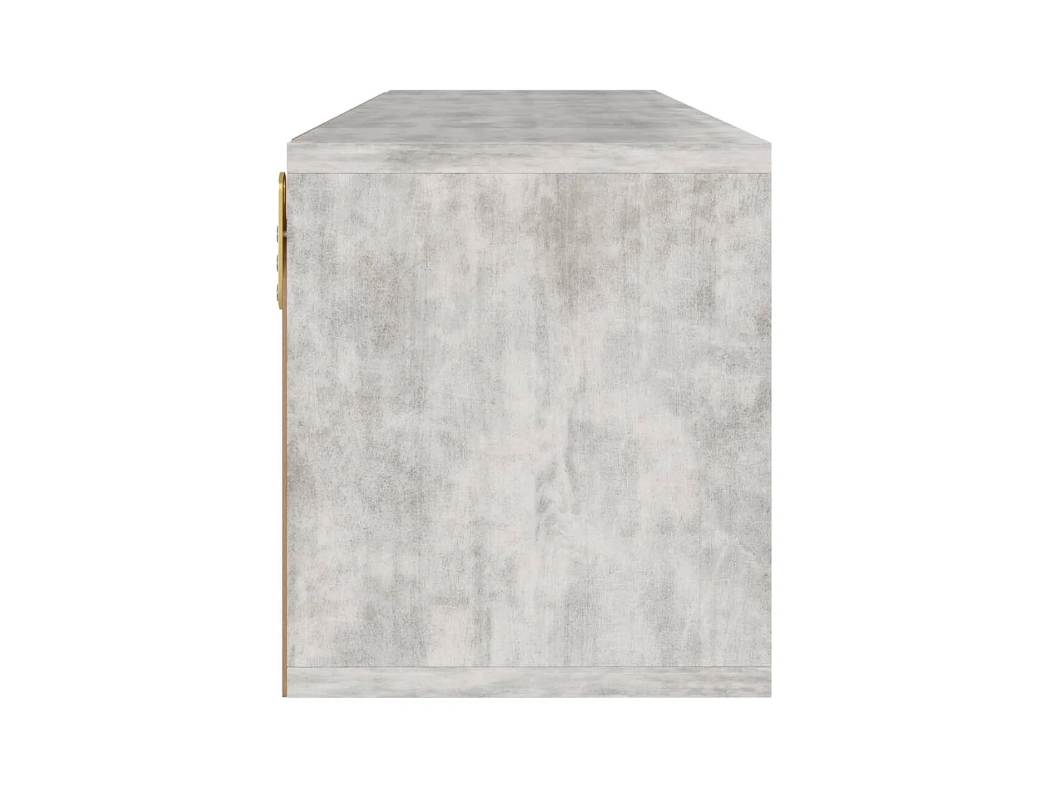 Meuble TV Béton 88,5x27,5x30,5 cm Aggloméré