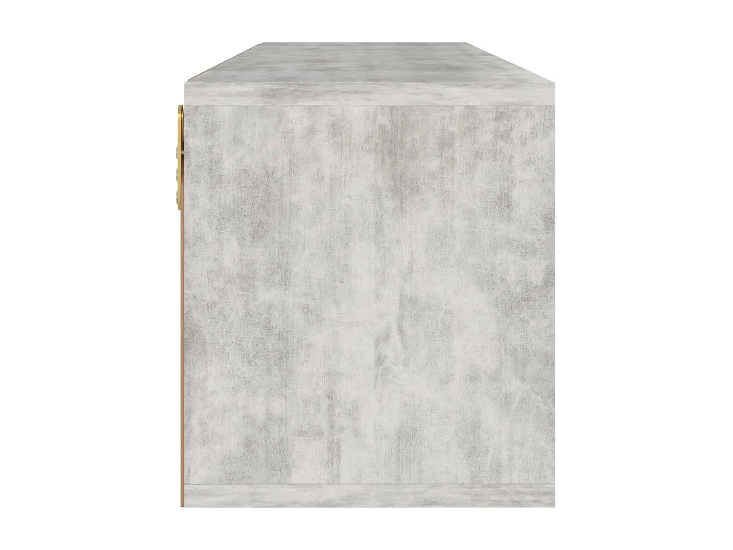 Meuble TV Béton 88,5x27,5x30,5 cm Aggloméré