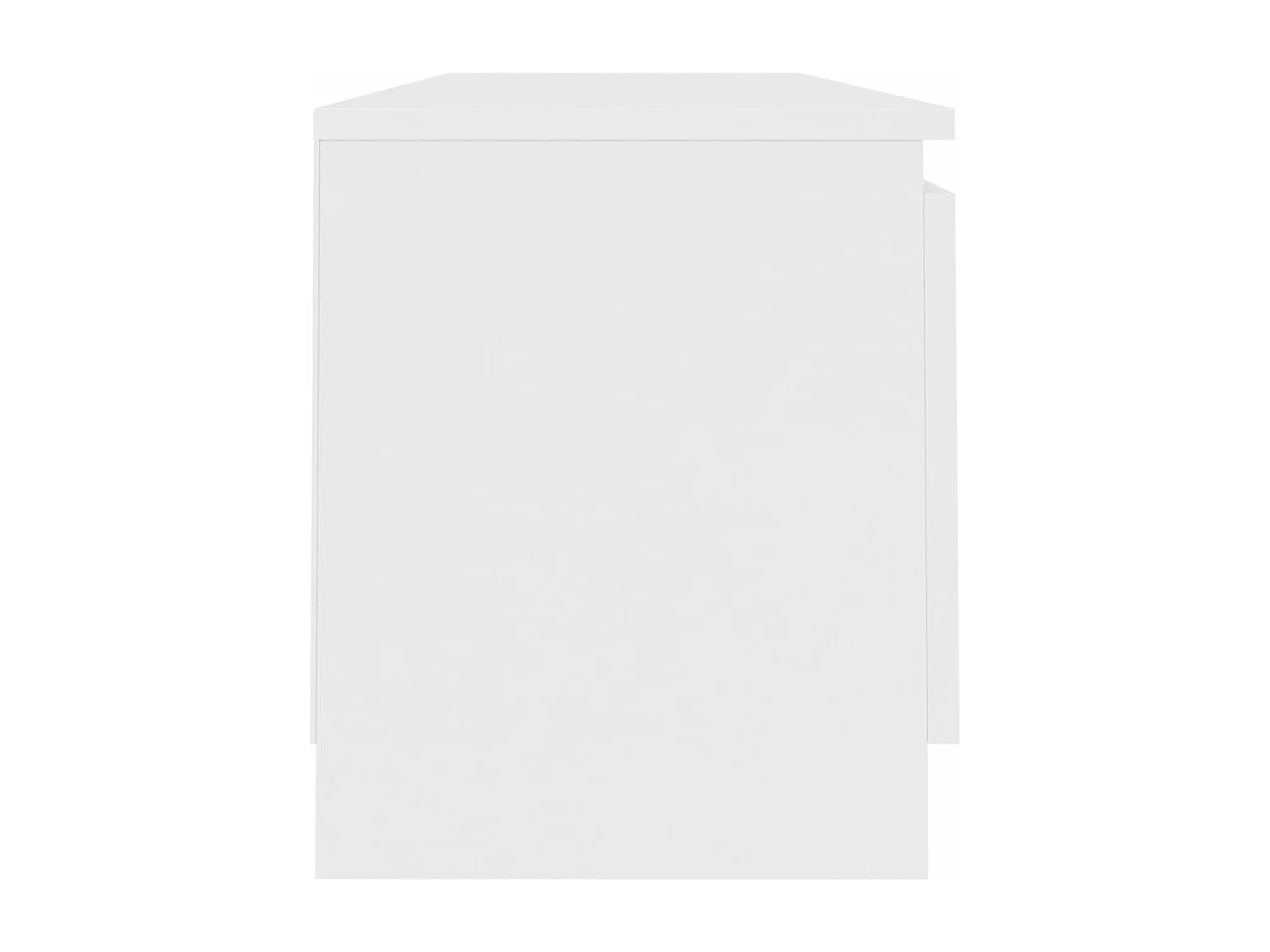 Mueble para TV madera contrachapada blanco 120x30x35,5 cm