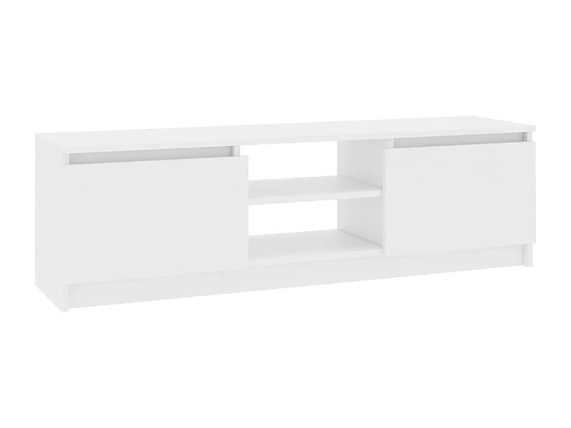 Mueble para TV madera contrachapada blanco 120x30x35,5 cm