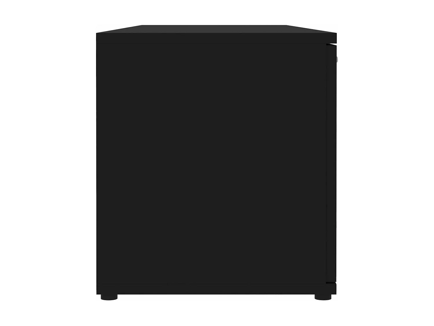 Meuble TV Noir 120x34x37 cm Aggloméré