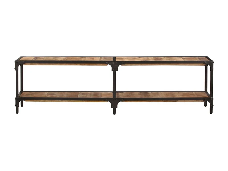 Mueble de TV madera maciza de mango 150x30x41 cm