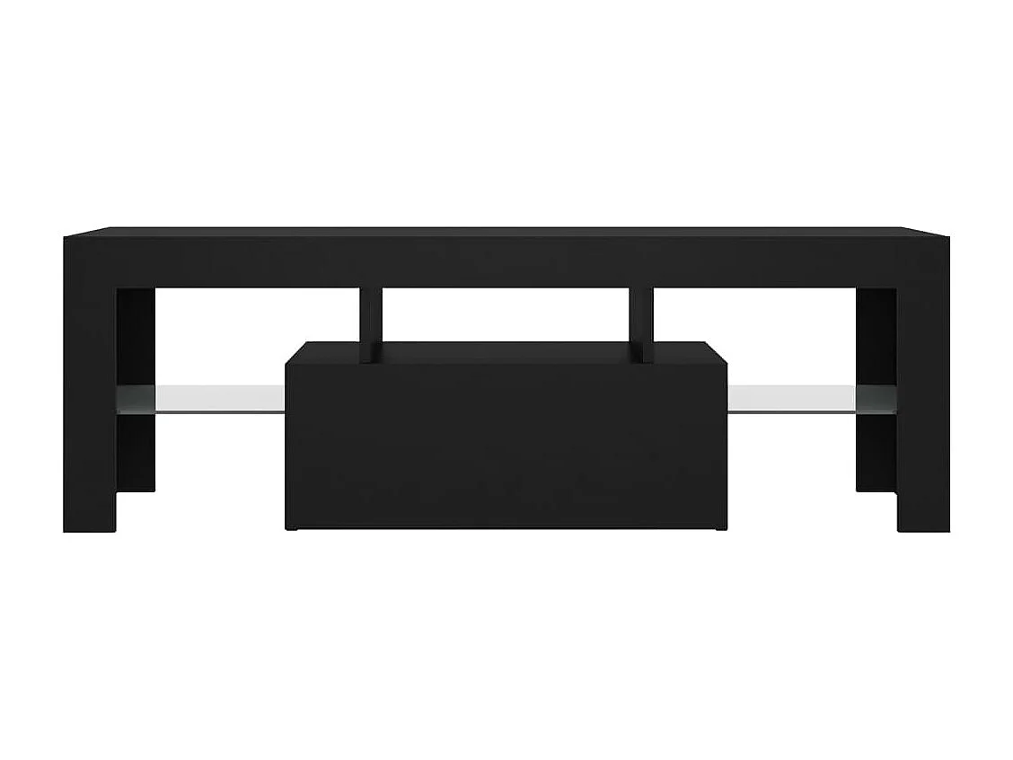 Meuble TV avec lumières LED noir 120x35x40 cm