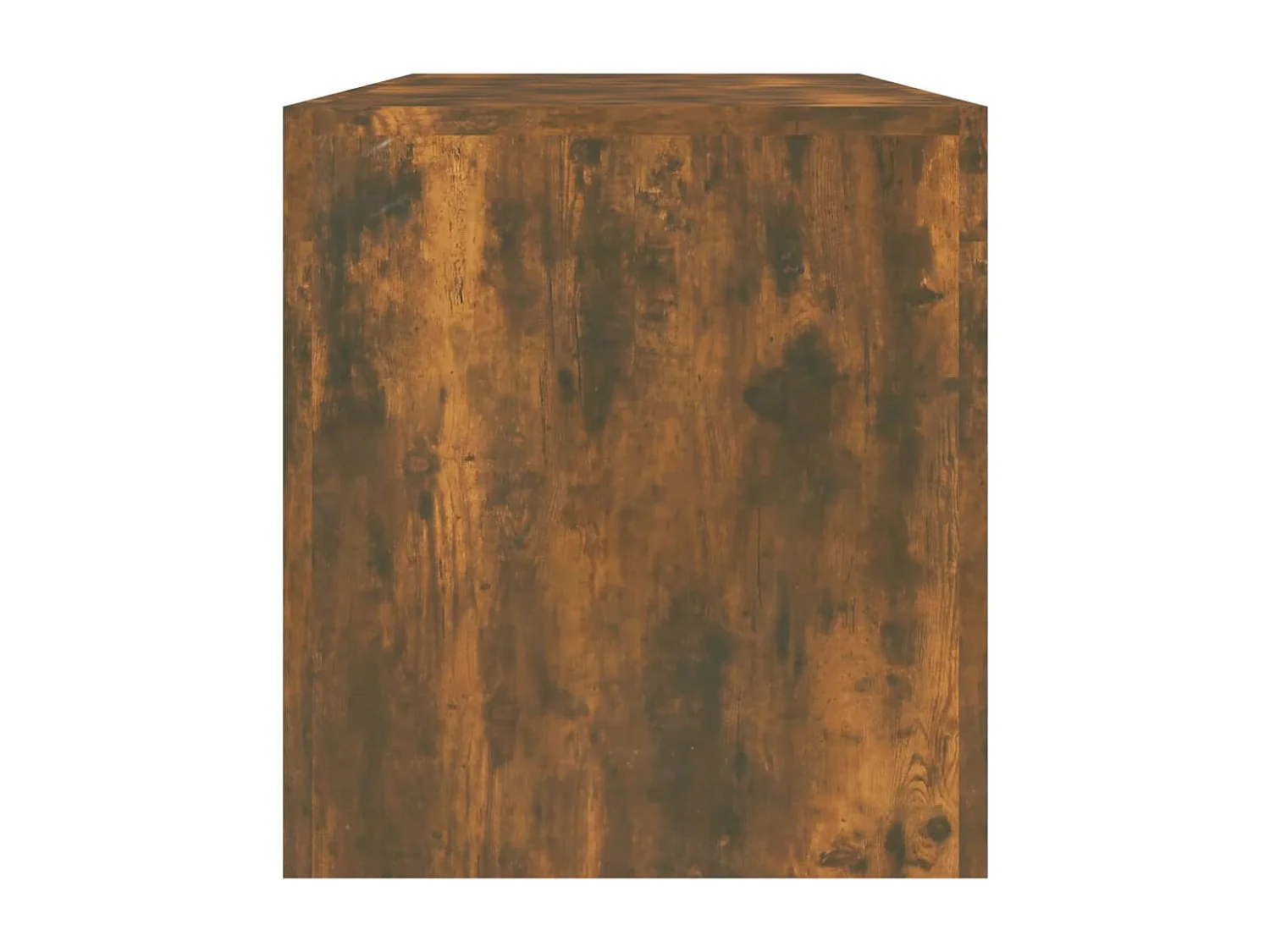 Meuble TV avec lumières LED Chêne fumé 140x36,5x40 cm